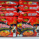samyang 2x ramen on shelf